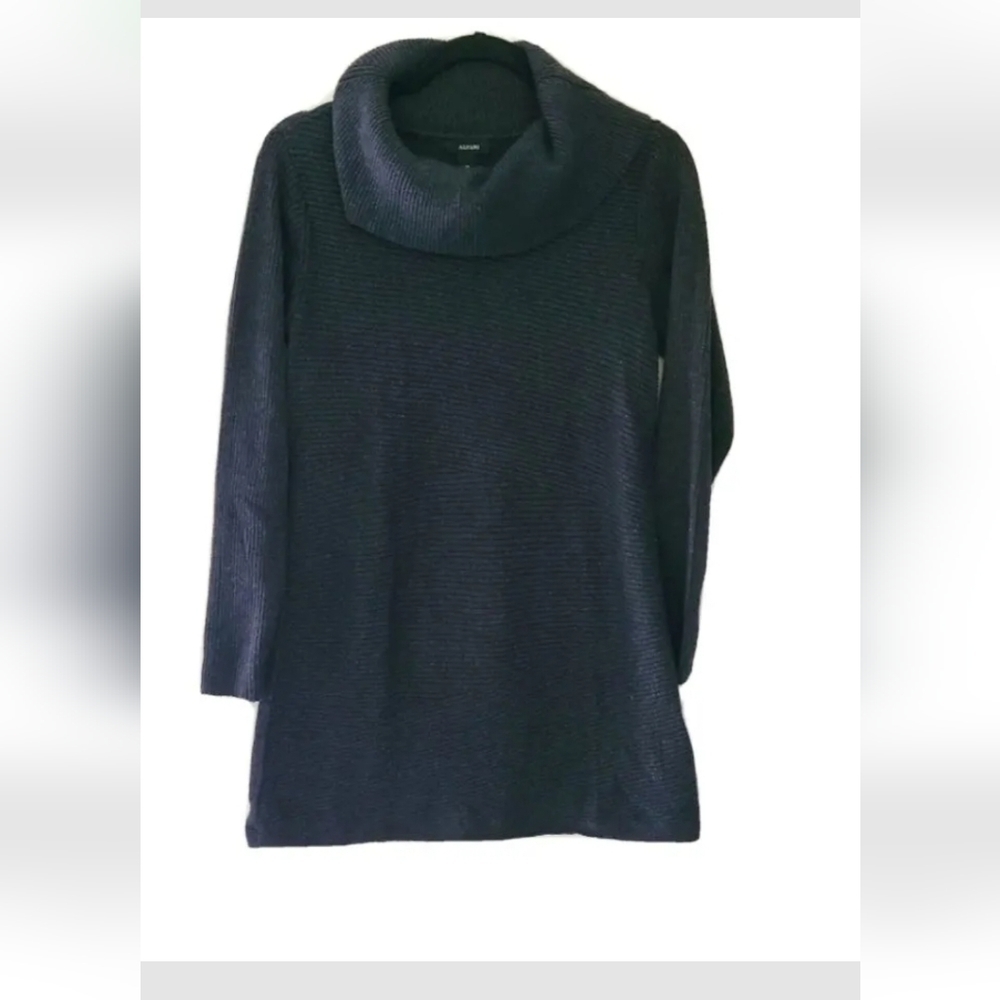 ALFANI dark gray sparkle sweater dress Size M